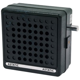 Astatic 302-VS6 10W/8Ω Noise Cancelling External CB Speaker, Black