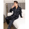 AprBean Satin Silky Men's Pajama Sets Big and Tall Long