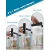 Kitchen Faucet with Pull Down Sprayer, Matte Black Waterfall Kitchen