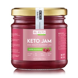 BeKeto Keto Marmelade - Super Raspberry 200g Low Carb Keto freundliche Marmelade vegan, glutenfrei, natürlich und absolut zuckerfrei.