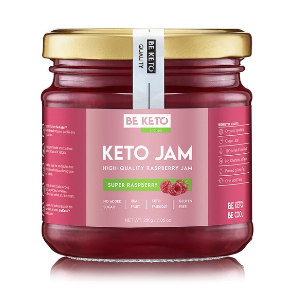 BeKeto Keto Marmelade - Super Raspberry 200g Low Carb Keto