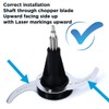 Magiccos Chopper and Dough Blade Accessories, Compatible with Magiccos Food