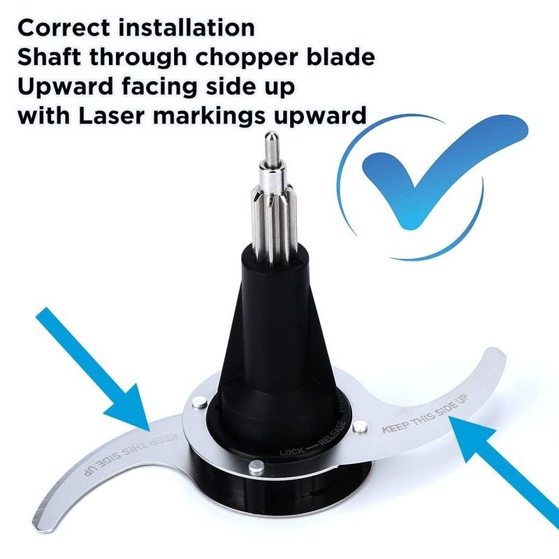 Magiccos Chopper and Dough Blade Accessories, Compatible with Magiccos Food