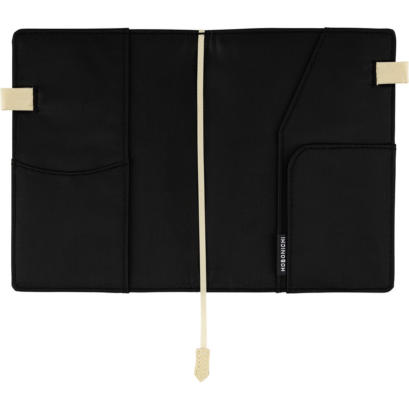 Hobo Nikki Day-Free (A6 Size) Notebook Cover/BS Light (Black)