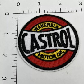Unbranded Castrol Gtx Motor oil automotive Iron-on Embroidered Hard Rock Band Patches #603