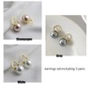 Qimily Quality Freshwater Cultured Pearl Earrings Leverback Dangle Stud Silver