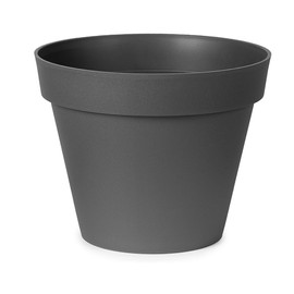 Ondis24 Flower Pot, 10 L, Round Planter, Large, Plastic, Anthracite, Flower Pot Diameter 30 cm, for Indoors and Outdoors, Planting