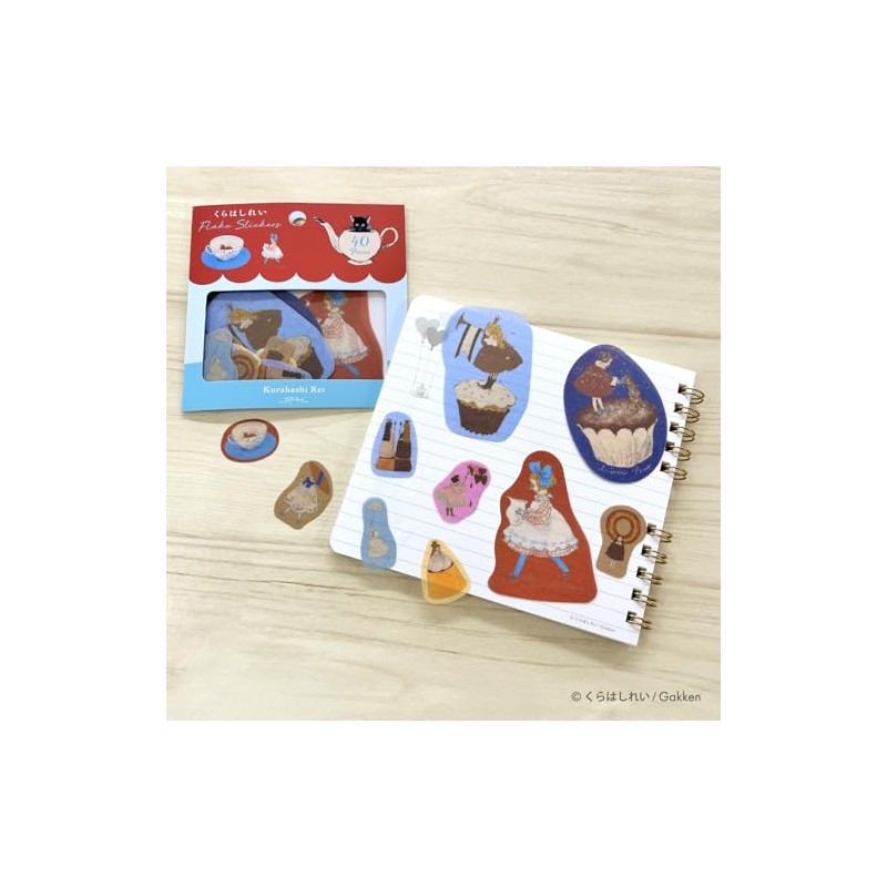 Gakken Sta:Ful Kurahashi Rei Flake Stickers Brown AM04853