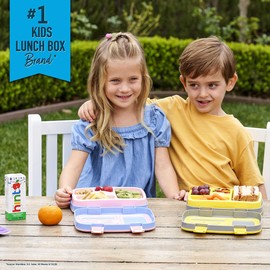 Bentgo Kids Prints Leak-Proof, 5-Compartment Bento-Style Kids Lunch Box - Ideal Portion Sizes for Ages 3 to 7 - BPA-Free, Dishwasher Safe, Food-Safe Materials - 2021 Collection (Space)