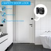 PATIKIL Rotary Bolt Latch, 180 Degree Switch Safety Door Lock