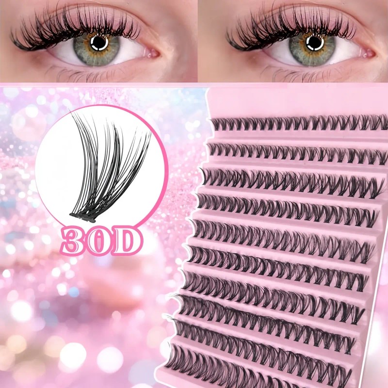 Pestañas Postizas Diy Curl D Mix 8-16mm 30d 40d 80d