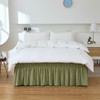 MEILA Full Bed Skirt, Wrap Around Ruffle Bed Skit for