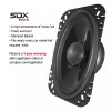 SDX Audio 4” x 6" Dual Cone Original Replacement Car