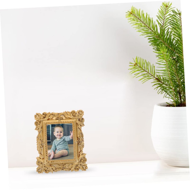 CIYODO 3pcs Small Photo Frame Gold Picture Frames Small Picture