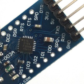 DollaTek CP2104 Serial Converter USB 2.0 to UART 6-Pin Module TTL Compatible with and Better Than CP2102 Pack of 3