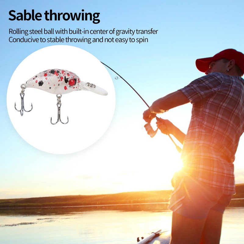 Lure Fishing Bait Sinking Artificial Hard Wobblers Baits for Seabass