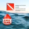 SO Diver Below Inflatable Dive Flag Buoy Float with 100