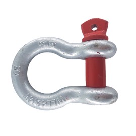 (2) 1“ Screw PIN Anchor SHAKLE Truck Towing 8.5t Tow Rope Straps Slings Farm Off-Road Recovery Mount Heavy Duty Bow Shackle ATV 4X4 Winch Tree Protector 0900127-2