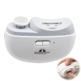 Horuili Electric Nail Clippers, Nail Clippers, Nail Polisher, LED for Trimming and Polishing Nails with File Function and Light, Multifunctional Nail Grinder