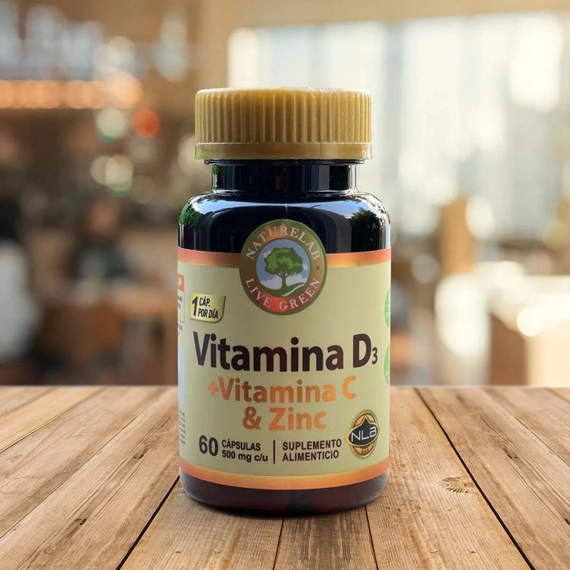 Vitamina D3 + Vitamina C & Zinc 400 Iu 60