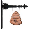Hanging Bee Hive Decorative Plaque for Arrow Hanger