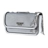 GUESS Kaska Mini Convertible Crossbody Flap Silver