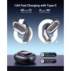 AI Language Translation Earbuds, OWS LCD Touchscreen Real-Time Translator for