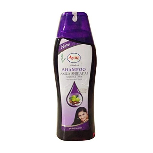 Ayur Herbals Shampoo Amla Shikakai with Reetha for Normal Hair