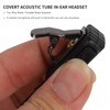 2 Pin PTT MIC Headset Covert Acoustic Tube in-Ear Earpiece