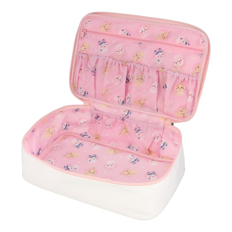 Shobido Chiikawa Multi-Pouch, Original Design, Peach Series, Chiikawa Nagano Storage