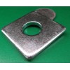 Unbranded Zinc Plated Steel Square Washer, 5/8" Screw Size, 1.75"