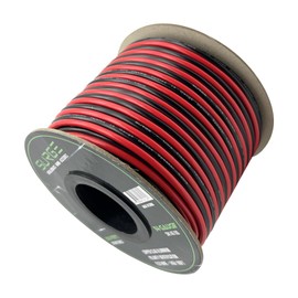 SURGE Speaker Wire with CCA (Copper Clad Aluminum) for Maximum Conductivity and Durability, Compatible with Banana Plugs, Spade Tips, and Bent Pin Connectors