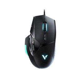 Rapoo VPRO VT900 kabellose Gaming Maus, programmierbare Tasten 12.400 DPI Sensor LED-Multi-Color Beleuchtungssystem ergonomisch für Rechtshänder PC & Mac - schwarz