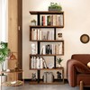 YITAHOME Tall Bookshelf Industrial Book Shelf 6 Tier Bookcase, Open