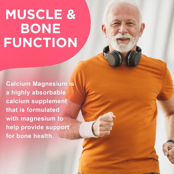 Calcium Magnesium Zinc Gummies with Vitamin D3, Sugar Free Calcium