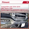 HECASA Front Bumper Skid Plate Compatible with 2016-2019 GMC Sierra