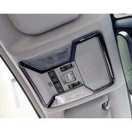 KELEIMAI Car Accessories Fit for Toyota RAV4 & WILDLANDER 2019-2023 2024 Front Reading Lamp Light Cover Decorative Trim Stainless Steel (Brushed Black Style) 1PC