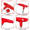 WISEUP 5mm t handle allen wrench set Metric,CR-V heavy duty