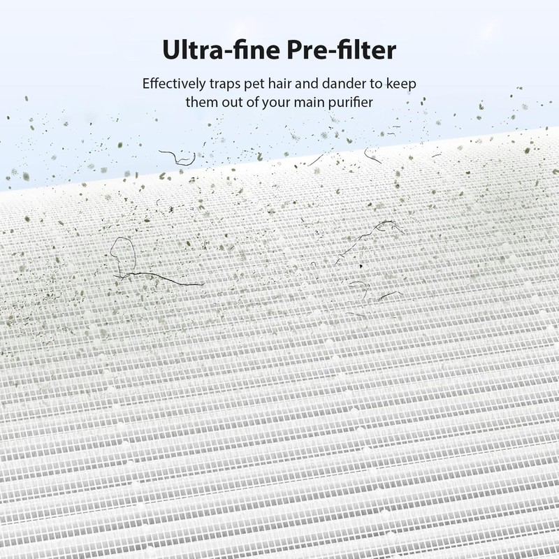 2 Pack True HEPA Replacement Filter for HIMOX H06 &