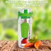 Fruit Infuser Water Bottle Anti Slip Grip Flip Top Lid
