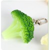Dhjrefhhd 1Pcs Broccoli Keychain Kitchen Simulation Food Vegetable Decoration Keychain