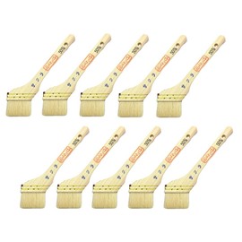 Hake City Brush Urix Brush White Hair Sakura 2.0 inches (50 mm), Set of 10, Goat Hair, Oil-based