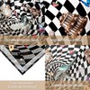 UMURILXY 10x8FT Wonderland Checkerboard Backdrop, Enchanted Tea Party Polyester Photography