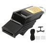 SPYMINNPOO Gold Black High Frequency Referee Whistle Without Core