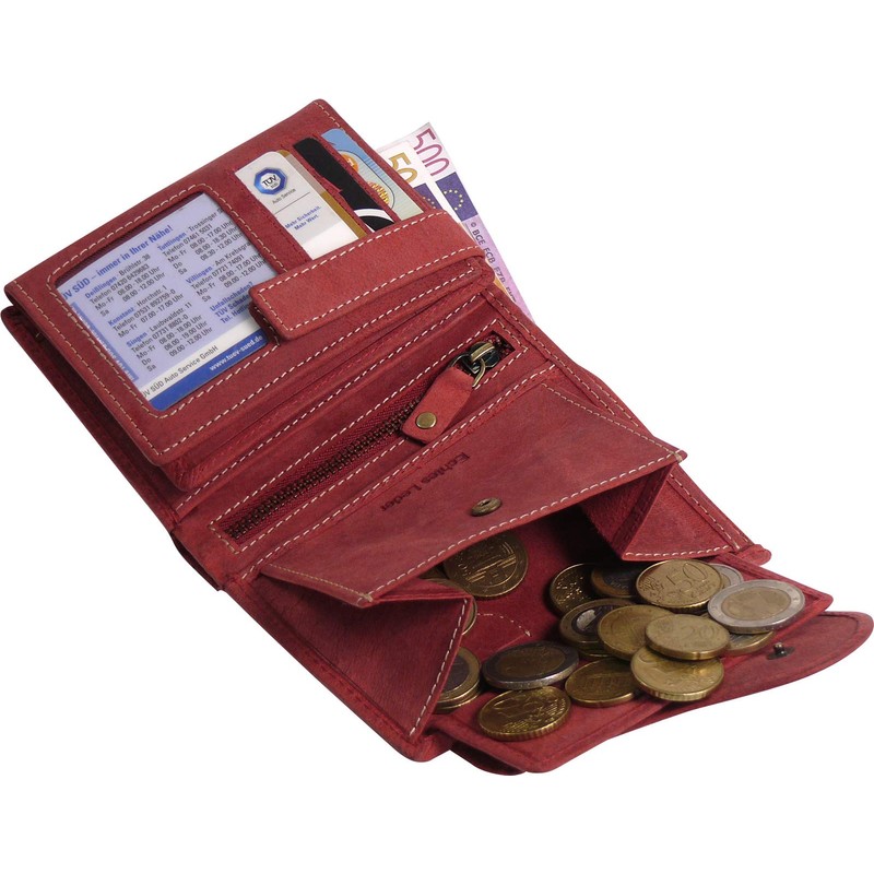 Harrys-Collection Women's Wallet in Vintage with Heart Special Edition, Sizes: