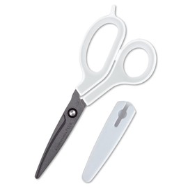 Plus 34-524 Fit Cut Curved Scissors, Just Fluorine SC-175A, F White/Gray
