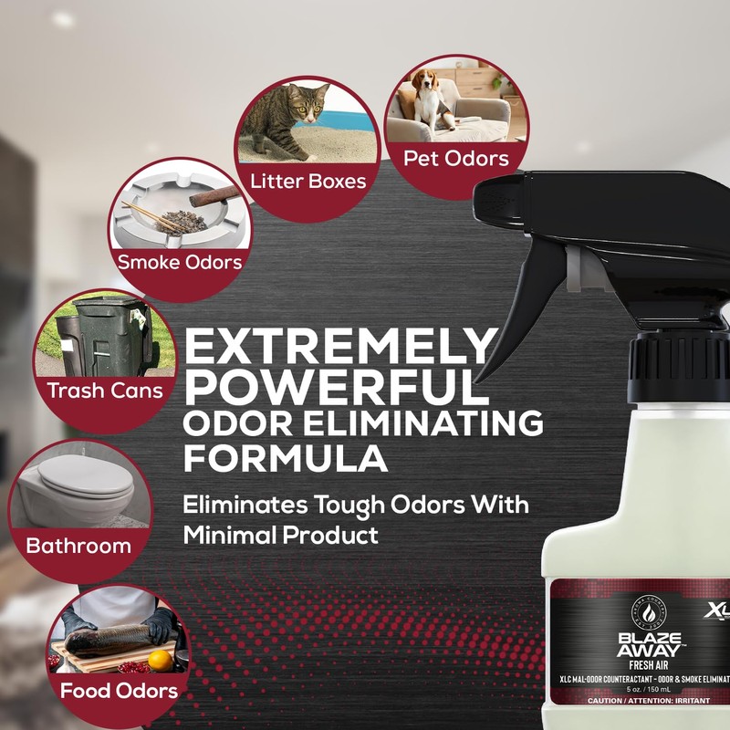 Blaze Away Commercial Air Freshener & Odor Eliminator for Strong