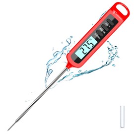 DOQAUS Barbecue Thermometer Meat Thermometer 3S Instant Read Roasting Thermometer Kitchen Thermometer IPX6 Waterproof with Backlight Built-in Magnet for Kitchen, Outdoor Grill and BBQ