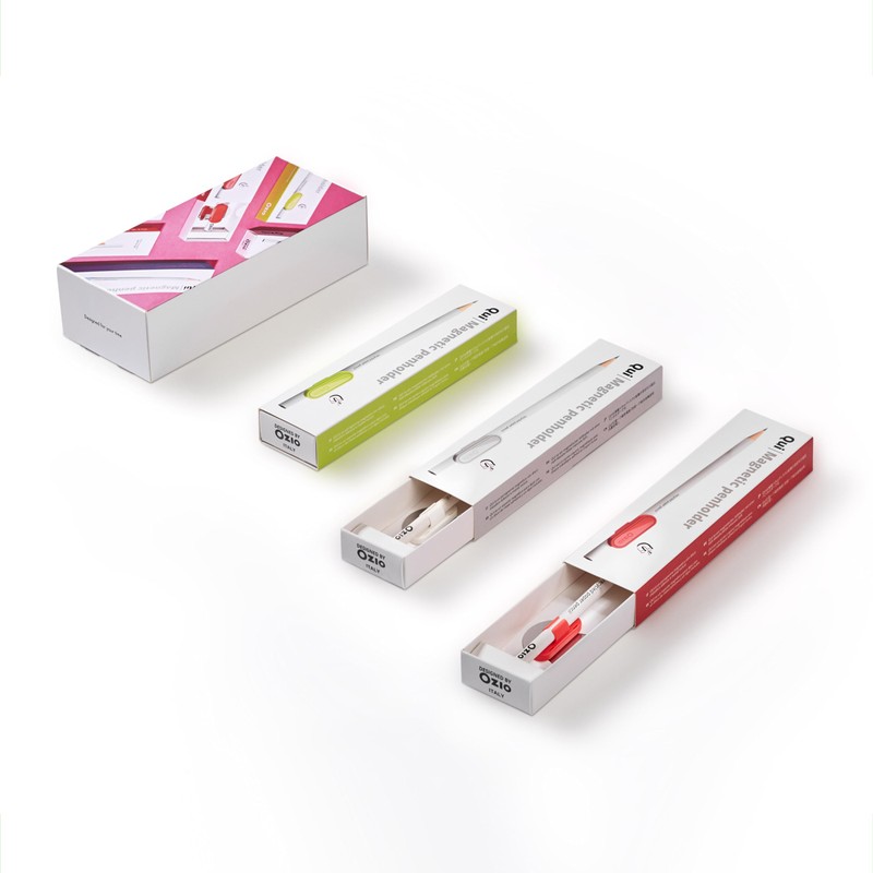Ozio Magnetic Pen Holder, Fridge Pen Holder, Pencil Clip with