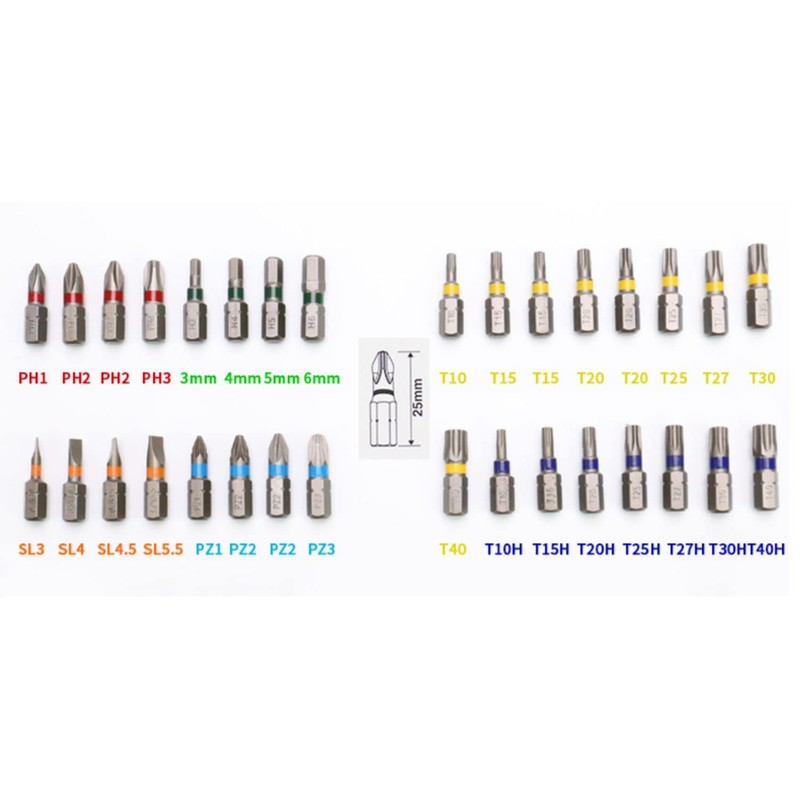 Makita (マキタ) Impact Driver Bit Socket, 43 Piece Set, Hex